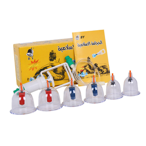 Grosir diskon besar satu cangkir jilbab 6 buah cangkir vakum plastik untuk badan diskon besar Set bekam <span class=keywords><strong>Hijama</strong></span> - Product Image 5