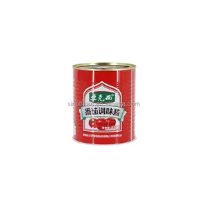 주석 수 제조 업체 도매 식품 학년 금속 빈 토마토 캔 쉬운 껍질 뚜껑