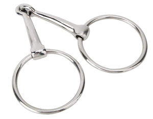 Bridon en fer malléable à joint creux avec anneau en O, pour l'entraînement et le contrôle équestre - Product Image 2