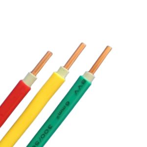 موصل نحاسي أحادي النواة معزول من كلوريد البولي فينيل ، وصديق للبيئة BV <span class=keywords><strong>Wire</strong></span> - Product Image 4