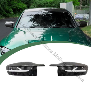 Pour M3 G80, boîtiers de rétroviseurs en fibre de carbone véritable - Product Image 1