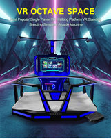 Simulateur de réalité virtuelle de tir MAKER pour parc d'attractions, plateforme de marche interactive 9D, jeu de tir VR 9D