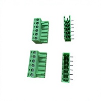 Bornier de raccordement mâle et femelle à pas de 5,08 mm KF2EDGK/R/RC-5.08-6PIN, borniers enfichables 6 broches