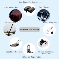 فرشاة كربونية عالية السرعة JRCMotor ، مايكرو ، 6V 12V 18V ، محرك rror