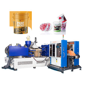 รายการด้านบนหรือด้านข้าง <span class=keywords><strong>IML</strong></span> หุ่นยนต์เครื่องติดฉลากและแม่พิมพ์ฉีดพลาสติกผู้ผลิตสำหรับ20L ในแม่พิมพ์ถังสีถัง - Product Image 4