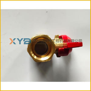 Pièces d'origine XCMG Rouleau compresseur à pneus en acier 800702582 DL1042 1/2 Robinet à bille en laiton pour décharge d'eau - Product Image 6