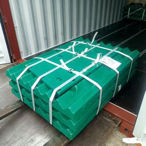 Plaques de <span class=keywords><strong>concasseur</strong></span> à mâchoires mobiles et fixes en Mn18Cr2 400X600, haute résistance à l'usure, plaques de mâchoires mobiles durables - Product Image 4