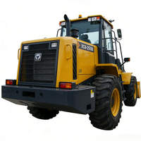 Backhoe Loader Stabil XC8-C3570 Kompak 4 Roda Penggerak untuk Pekerjaan Konstruksi Pertanian Biaya Perawatan Rendah