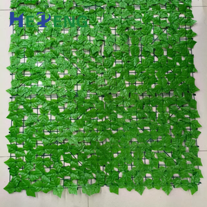Mur végétal artificiel pour l'extérieur Mur végétal en plastique certifié UV avec <span class=keywords><strong>arbustes</strong></span> Clôture en feuilles d'herbe pour les pièces extérieures - Product Image 1