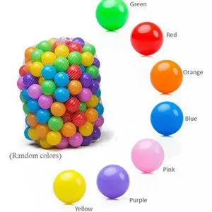 मुफ़्त शिपिंग बेबी प्लास्टिक बॉल्स वॉटर पूल ओशन वेव बॉल किड्स स्विम पिट प्ले हाउस आउटडोर