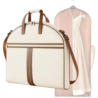 Sac de voyage pliable écologique personnalisé à double compartiment pour vêtements, imperméable et suspendu