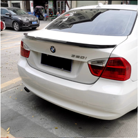 Aileron de coffre arrière en plastique ABS pour BMW Série 3 E90 M4 Style Aile de toit arrière en fibre de carbone