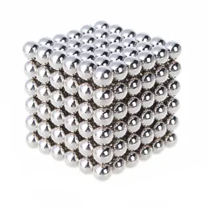 New Arrival Competitive Price Bright Silver Neodymium Round Magnetic Ball Magnet For Magnetic Packing Box