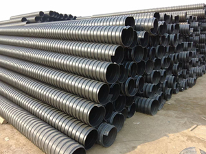 <span class=keywords><strong>Tubo</strong></span> de drenaje de tubería corrugada de doble pared de HDPE, tubos de plástico de HDPE/Conducto de tubería de alcantarilla <span class=keywords><strong>para</strong></span> proyecto de construcción - Product Image 5