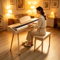 YIMO Digital Piano Y01S for Learning Electronic Piano Musical Instruments Stage Piano with USB/MIDI Keyboard Music