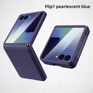เคสโทรศัพท์แบบพับได้ Huanmin New Style สำหรับ Samsung Galaxy Z Flip ลด 30% สไตล์มินิมอล ป้องกันการตกกระแทก - Product Image 6