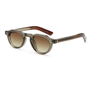 Nouvelles lunettes de soleil polarisées UV380 à monture ronde, texture haut de gamme, style européen et américain, pour le marché transfrontalier - Product Image 4