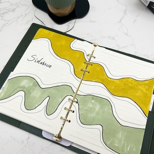 A5 kế hoạch chương trình nghị sự máy tính xách tay PU Leather Bìa Tạp Chí với ban nhạc đàn hồi đóng cửa - Product Image 4