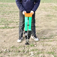 Semoir manuel de nouvelle génération, réglage de l'espacement des graines, planteur à un ou deux barils