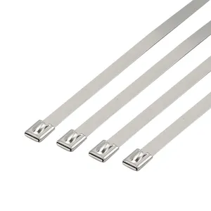 Lage Prijs Hoge Kwaliteit Ce,Self Locking Metal Zip Tie Hoge Kwaliteit Rvs Kabelbinders