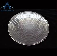 Lentille de Fresnel en verre borosilicate trempé de petit diamètre (50 mm, 80 mm, 130 mm) pour lampe de studio et éclairage de scène LED