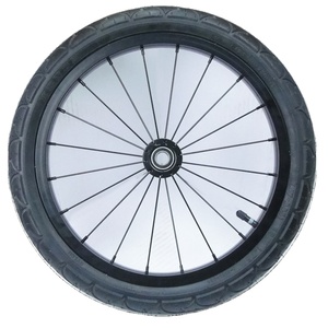 Pneu en caoutchouc pu de 16 pouces et <span class=keywords><strong>roue</strong></span> de jante en aluminium pour vélo d'enfant - Product Image 1