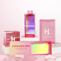 PET Transparente Box PVC Klare Kunststoff-Verpackungsbox Automatischer Boden Klare Kunststoff-Verpackungsbox