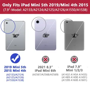 Прочный противоударный чехол с подставкой для iPad Mini 5-го/4-го поколения 7,9 дюймов Чехол для мальчиков