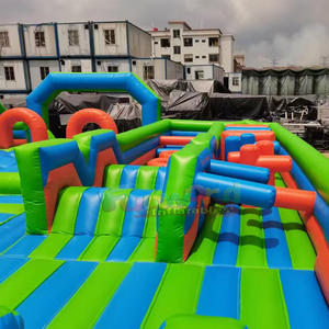 Parc de jeux gonflables géant, parc d'obstacles, aire de jeux gonflable pour enfants, structure de jeux gonflable extérieure, structure de jeux gonflable commerciale - Product Image 3