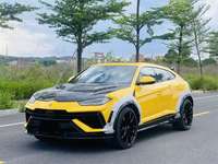 Capot en fibre de carbone sèche style 1016 noir pour Urus S 2024-2025, neuf, avec évents et capot moteur