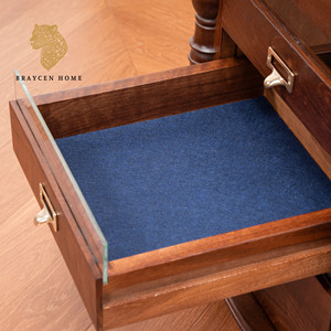 Cassettiera Vintage Americana Marrone in Legno Massello a 5 Cassetti - Mobile Contenitore Retrò per Camera da Letto con <span class=keywords><strong>Maniglie</strong></span> in Metallo - Product Image 3