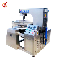 Marmite de cuisson industrielle automatique 500L à agitation planétaire, chauffage au gaz, cuve à double enveloppe en acier inoxydable SUS 304 antiadhésive