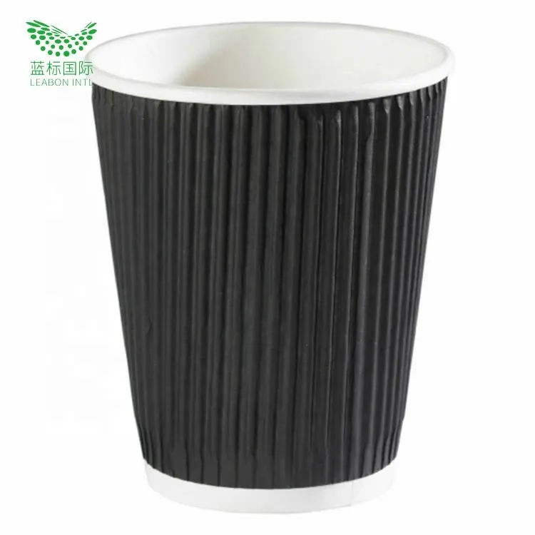 Paper Brown Craft Paper Cup Single Wall Coffee Paper Cup for Vending Disposable PE Coated Double Wall 8oz Beverage Acceptable