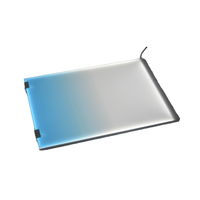 Panneau lumineux LED blanc RGB pour aquarium avec contrôleur, indice de protection IP54, dimmable, 60x36CM