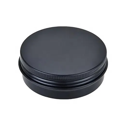 120ミリリットルLuxury Black Round Aluminum Tin Food Grade Tin Can