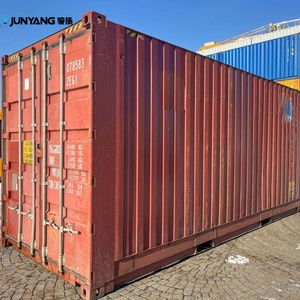 Contenedor de Transporte Marítimo de Acero Corten de 20 pies de Segunda Mano, Certificado ISO9001, Marca JUNYANG, Buen Estado, Transporte Marítimo - Product Image 1