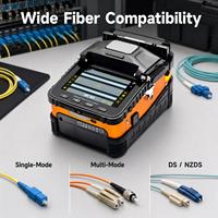 Máquina de Empalme por Fusión de Fibra Óptica Ai 5 Pro GPRS con Seis Motores, Equipo FTTH con Empalme por Fusión Automático de 1 Año