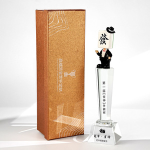 Crystal Mahjong <b>Trophy</b> Laser <b>Engraved</b> Durable Small Medium Large Size For Competition Award Gift - Product Image 5