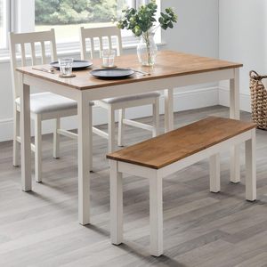 <span class=keywords><strong>Set</strong></span> Tavolo da Cucina Moderno in Legno con <span class=keywords><strong>3</strong></span> Panche Salvaspazio, <span class=keywords><strong>Set</strong></span> da Pranzo Robusto in <span class=keywords><strong>3</strong></span> Pezzi con Tavolo e Sedie - Product Image 2