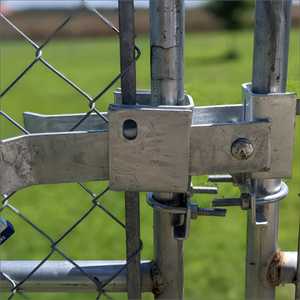 Có thể điều chỉnh 1-5/8 ''-2'' thép mạ kẽm đôi cổng chốt khóa cho Chuỗi liên kết hàng rào hàn kim loại cổng bài sẵn sàng để tàu - Product Image 3