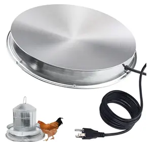 Chicken Water Heater Durable Poultry Waterer Drinker Heated Base Universal Pet Water Heater Warmer Base For Winter