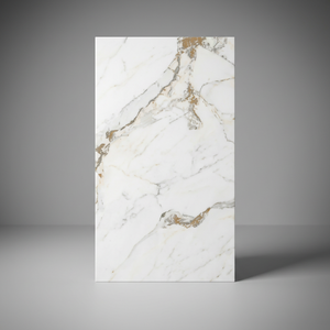 Carreaux de porcelaine italiens Statuario blancs 600x1200mm, surface polie pour une décoration intérieure élégante - Product Image 2