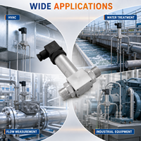 HK-804DP Customizable 0.1%FS Differential Pressure Sensor Transmitter 4-20mA for Flow and Industrial Measurement
