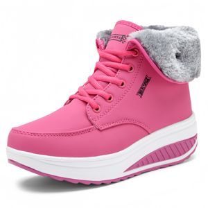 Bottes de sport de plein <span class=keywords><strong>air</strong></span> pour femmes avec dessus en cuir imperméable et résistant aux taches, bottes pour femmes légères et confortables - Product Image 4
