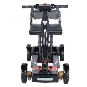 Folding Electric Mobility Scooter For Seniors Lightweight Aluminum Alloy 8Kmh With <b>Seat</b> And <b>Storage</b> Bag - Product Image 5