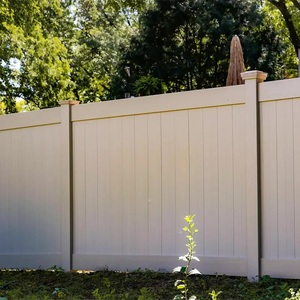 Xy đen chống UV trang trí sân sau riêng tư hàng rào Vinyl hàng rào tấm ngoài trời hàng rào lưới mắt cáo cổng cho nhà và vườn - Product Image 2