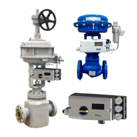 Válvulas de control chinas con Spirax Sarco KE73 DN15 PN25 Válvula de control neumático SP7 Pro válvula posicionador actuador PN9123E
