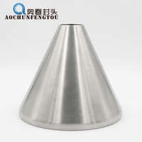 Tête conique en acier haute/moyenne/basse pression pour fond de réservoir, soudée, pour l'industrie pétrolière et gazière, avec surface polie – Fourniture directe usine