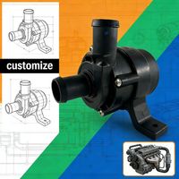 Pompe à eau de voiture 12V/24V, pompe de radiateur de refroidissement de moteur de véhicule pour le camion,vente directe d'usine