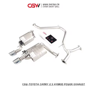 Tuyaux d'échappement Catback à montage facile et précis avec contrôle à distance des vannes électroniques pour Toyota Camry Hybrid 2.5 - Product Image 2